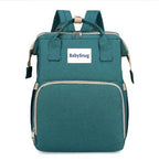 Diaper Bag Backpack - Portable Baby Bed - mybabyx.store