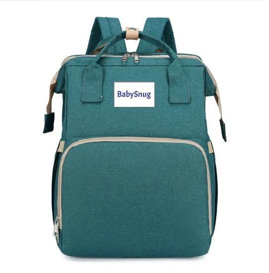 Diaper Bag Backpack - Portable Baby Bed - mybabyx.store