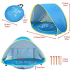 Portable Beach Tent with Shade Pool - mybabyx.store