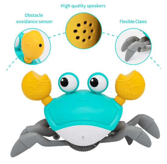 Interactive Crab Toy - mybabyx.store
