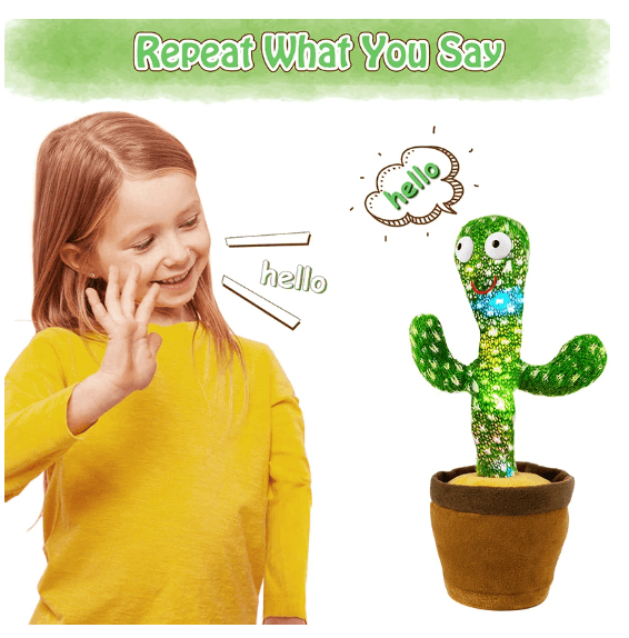 Interactive Dancing & Talking Cactus Toy - mybabyx.store