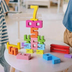 Wooden Number Building Block - mybabyx.store