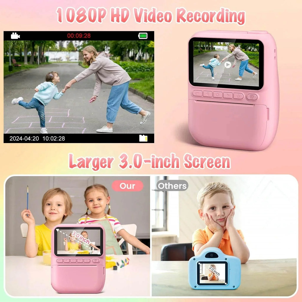 Instant Print Camera for Kids - mybabyx.store