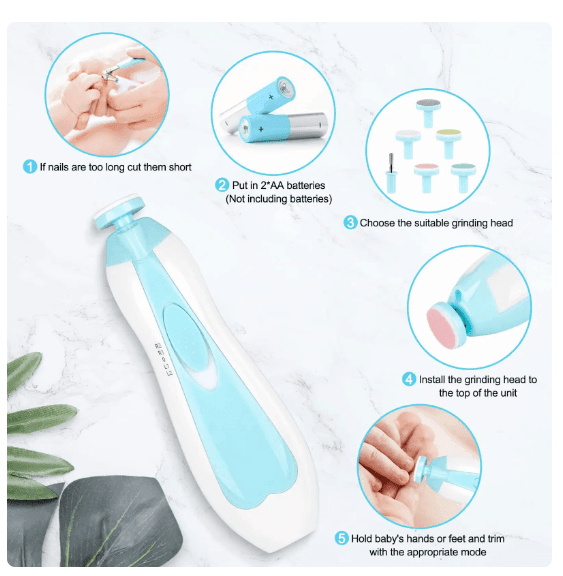 Electric Nail Trimmer - mybabyx.store