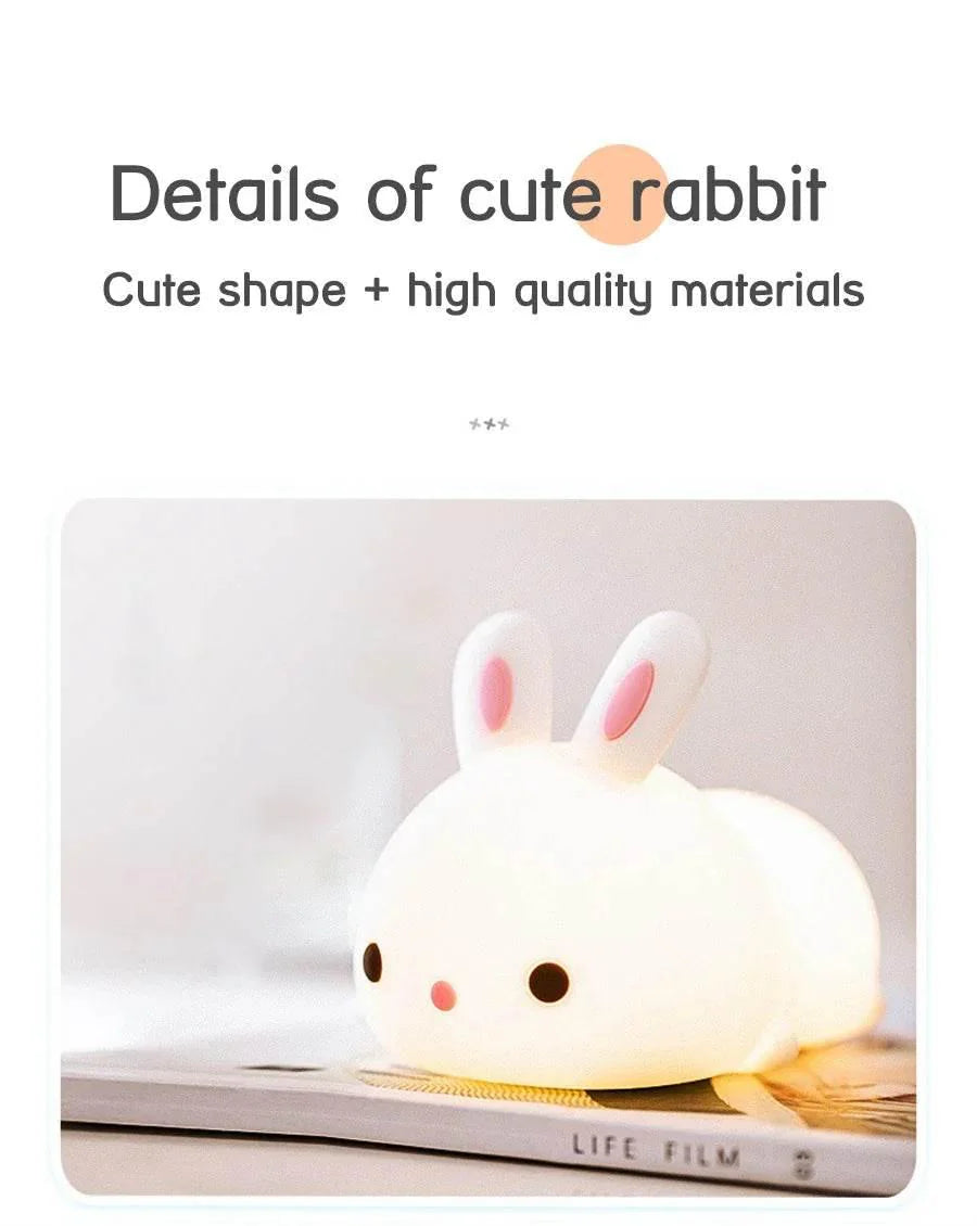Silicone Bunny Lamp - mybabyx.store