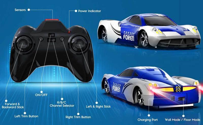 Wireless Wall Climbing Car - mybabyx.store