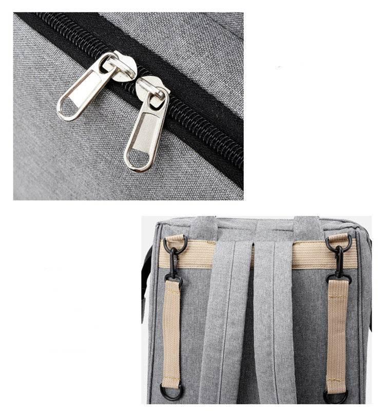 Diaper Bag Backpack - Portable Baby Bed - mybabyx.store