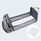 Diaper Bag Backpack - Portable Baby Bed - mybabyx.store